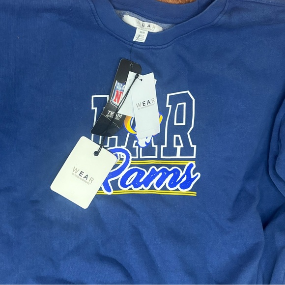 WEAR by Erin Andrews LA Rams Matching Sweatshirt & Shorts Set | NWT - Picture 3 of 6